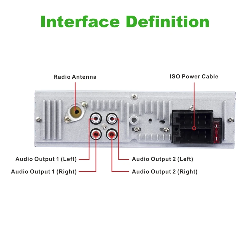 1Din автомобильный fm-радио Mp3 Wma плеер Bluetooth Aux аудио плеер