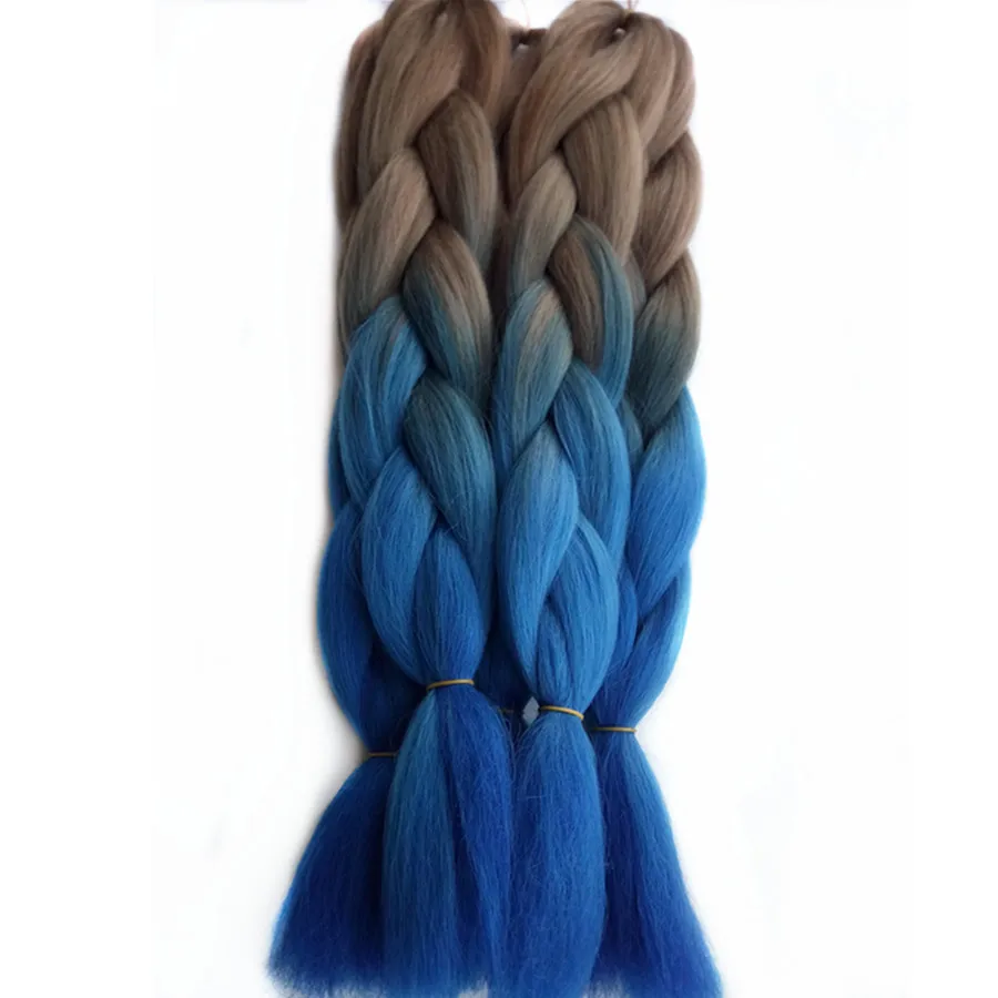 Pervado Hair Kanekalon Jumbo Braids Hair Extensions 100g Pack 24