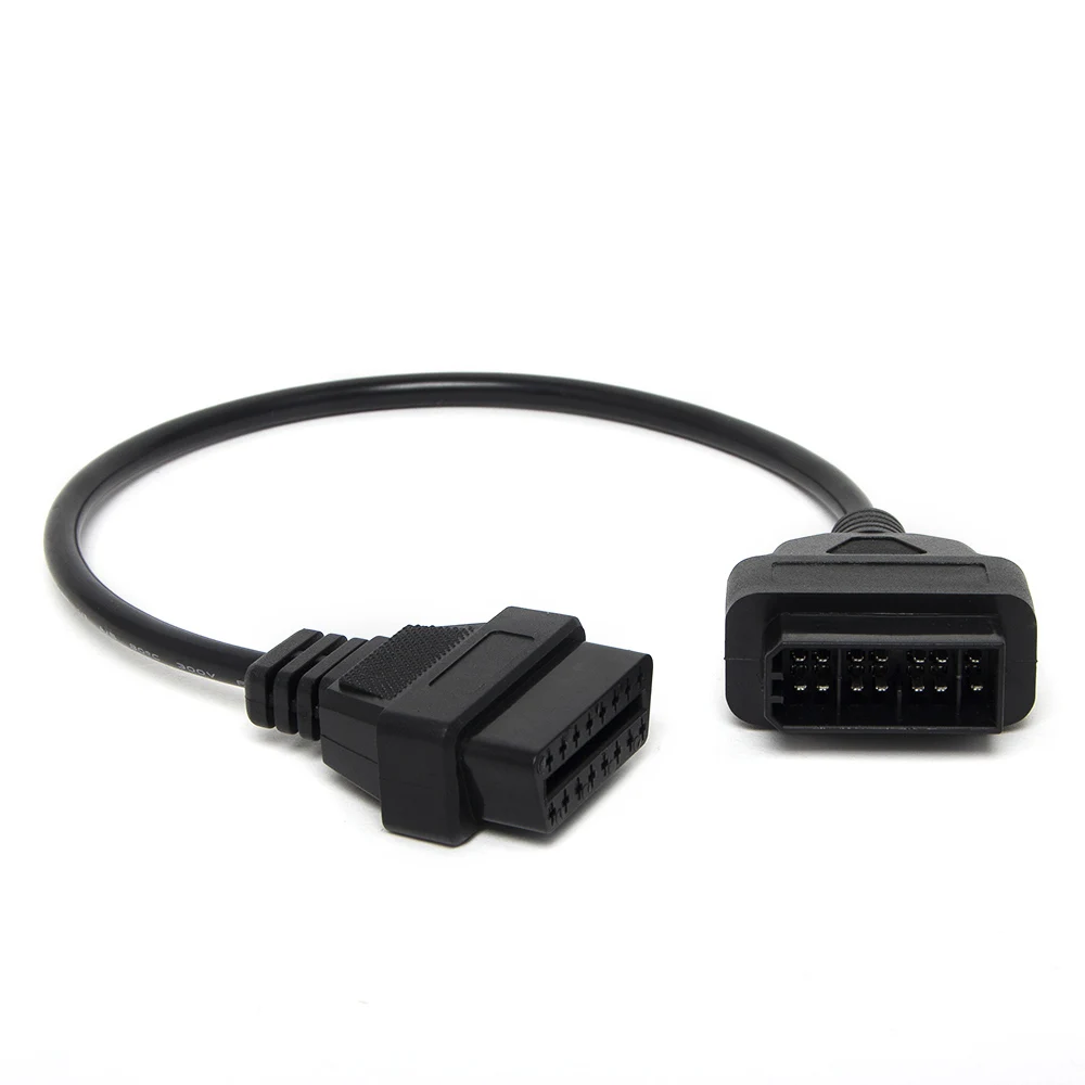 OBD2 Кабель адаптер для Nissan 14 контактный to OBD OBDII 16 Pin гнездовой разъем
