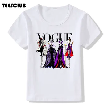 2019 new Summer Vogue Princess Print Children T-shirt Short Sleeve O-neck T shirt Baby Gilrs Casual Tshirt Kids Clothing 3