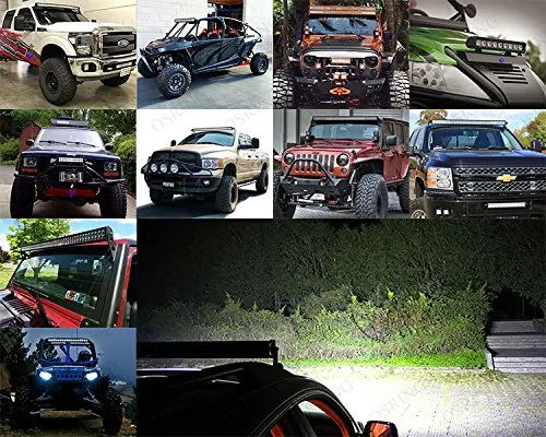 Barra de Luz Marloo 180w 240w 260w Offroad Led Trabalho Light Bar 13 17 20 27 30 40 42 Polegada 4x4 4wd 12 Carro v 80w 100w 120w 160w 9 Barra de luzLuz de trabalho
