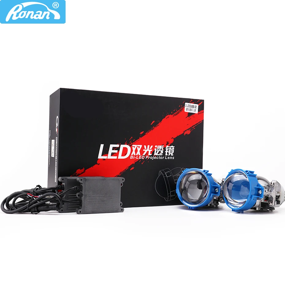 

Ronan Bi LED Projector Lens 3.0'' 36W A1 A3 White High Low Beam For Automotive Lighting Headlight Universal Retrofit headlamp