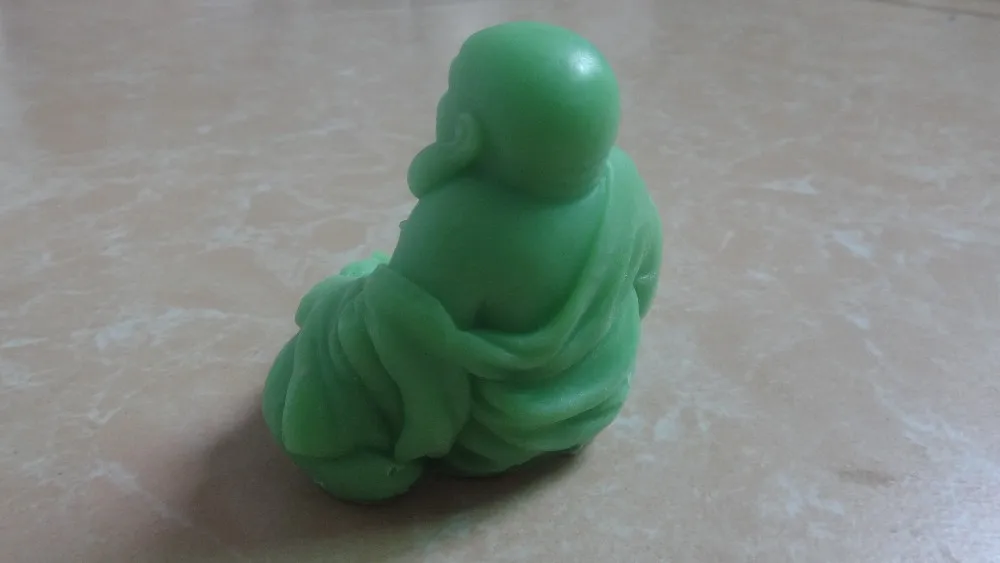 3D Будда Свеча Плесень мыло Форма Майтрея Будда силиконовые формы для изготовления свечей