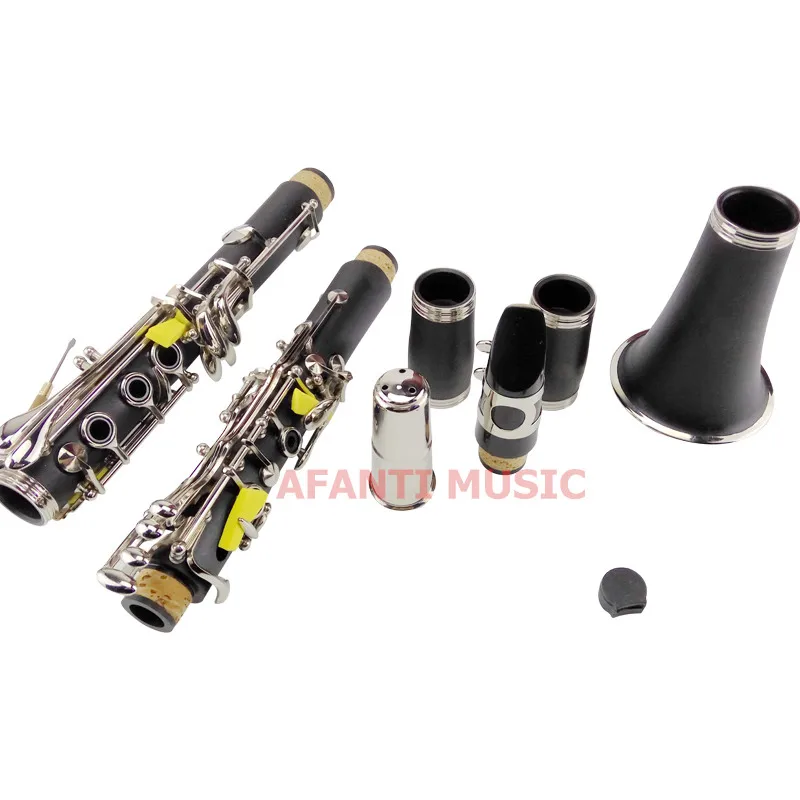 Afanti Music Falling Tune B / Bakelite / Nickel Silver Clarinet (CLA-107) Afanti Music Falling Tune B / Bakelite / Nickel Silver Clarinet (CLA-107)