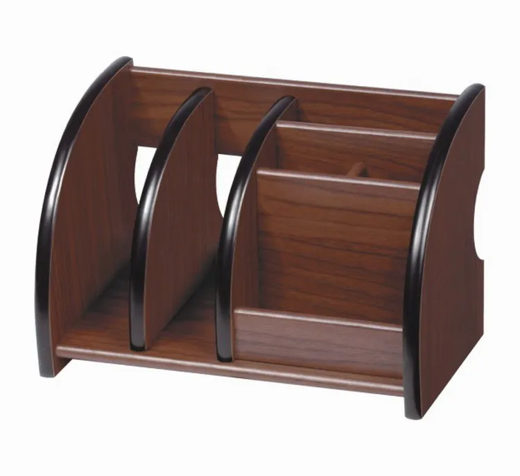 

FREE shipping Huajie stationery desktop storage mahogany wood pen wooden pen holder penholder chejian 1011
