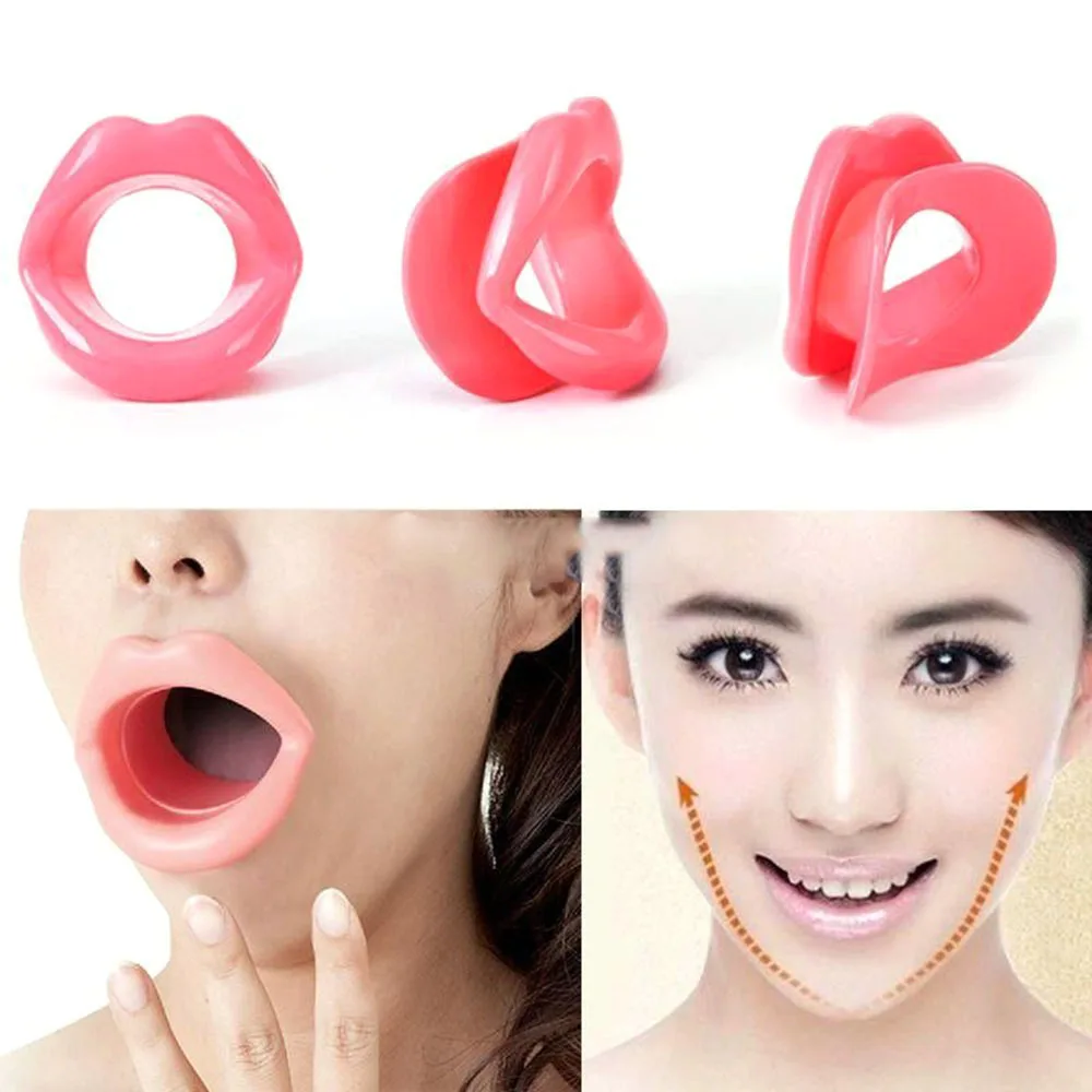 New Silicone Rubber Face Slimmer Mouth Muscle Tightener Anti-aging Anti-wrinkle |