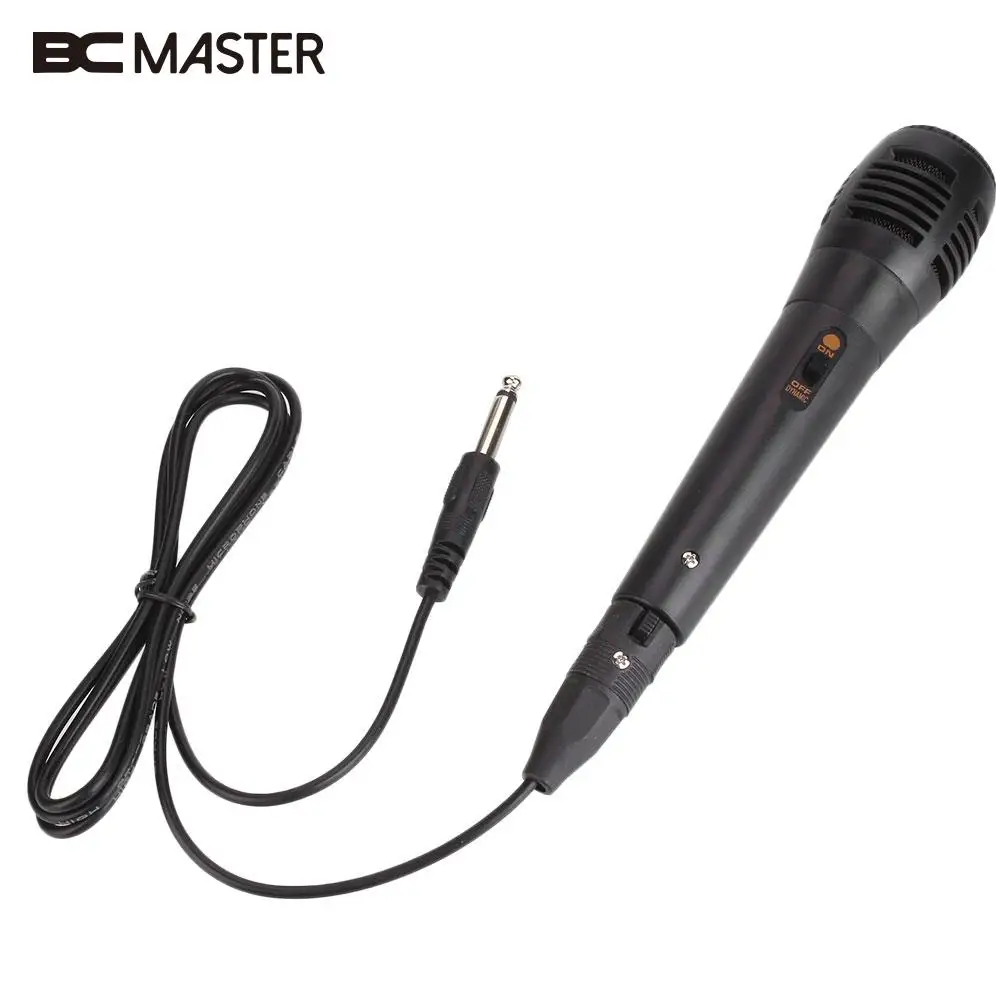 

BCMaster Handheld Professional Wired Dynamic Vocal Microphone microfono mikrofon Mic with 1.5m Cable For Karaoke
