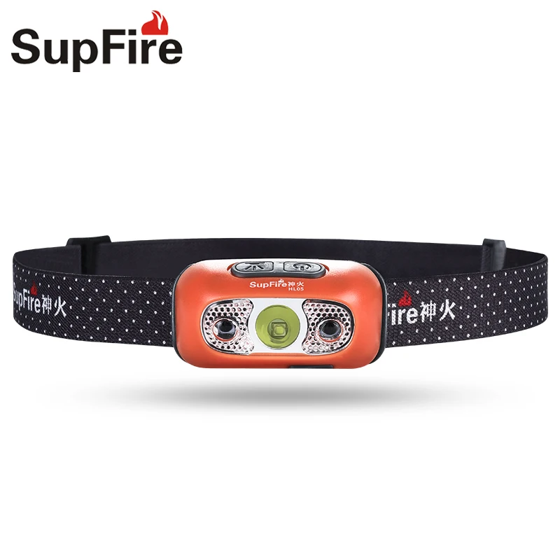Supfire налобный фонарь USB головной светильник светодиодный HL05 1000lm Linterna фонарик