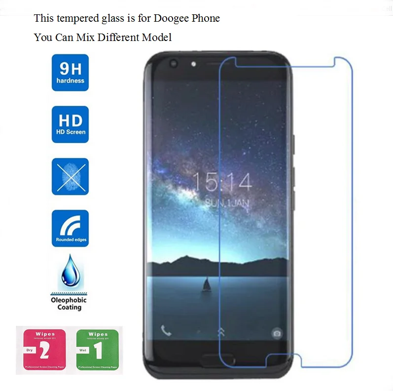 Закаленное защитное стекло премиум-класса для DOOGEE X5 Max X9 Pro X5S X50 X50L X53 X55 X60 X60L X70 10 шт.