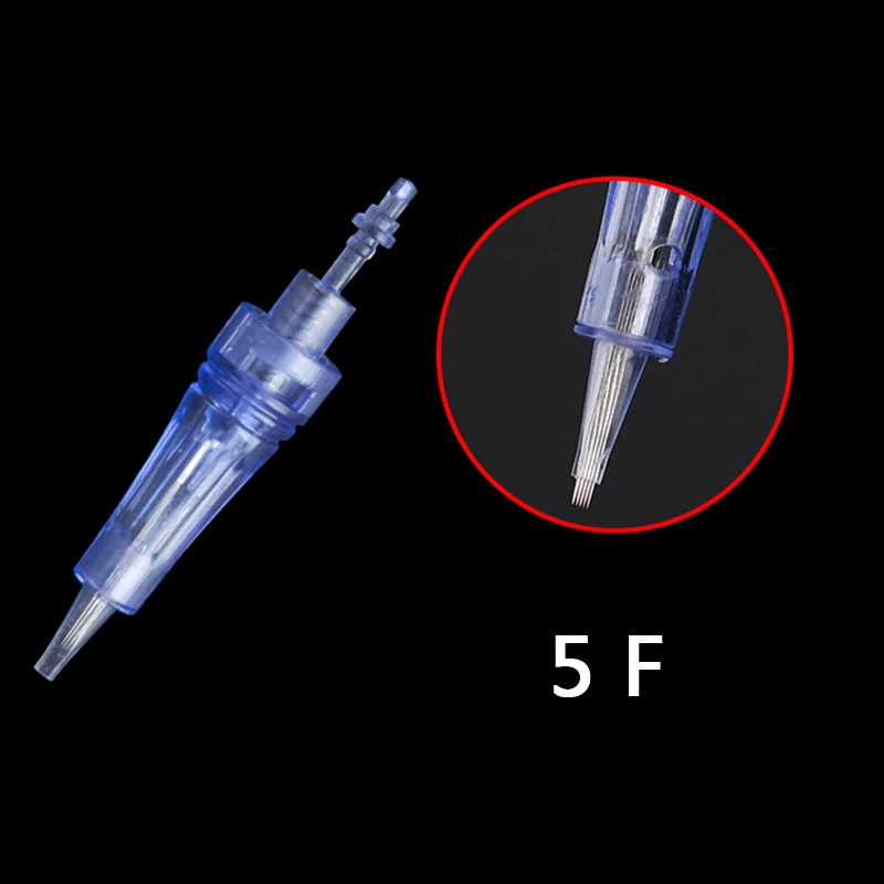 Новая 50 шт. электрическая машинка для татуировок макияжный картридж нано микронеэдлы отбеливающая омоложение кожи Поворотная игла аксессуары для питания головы