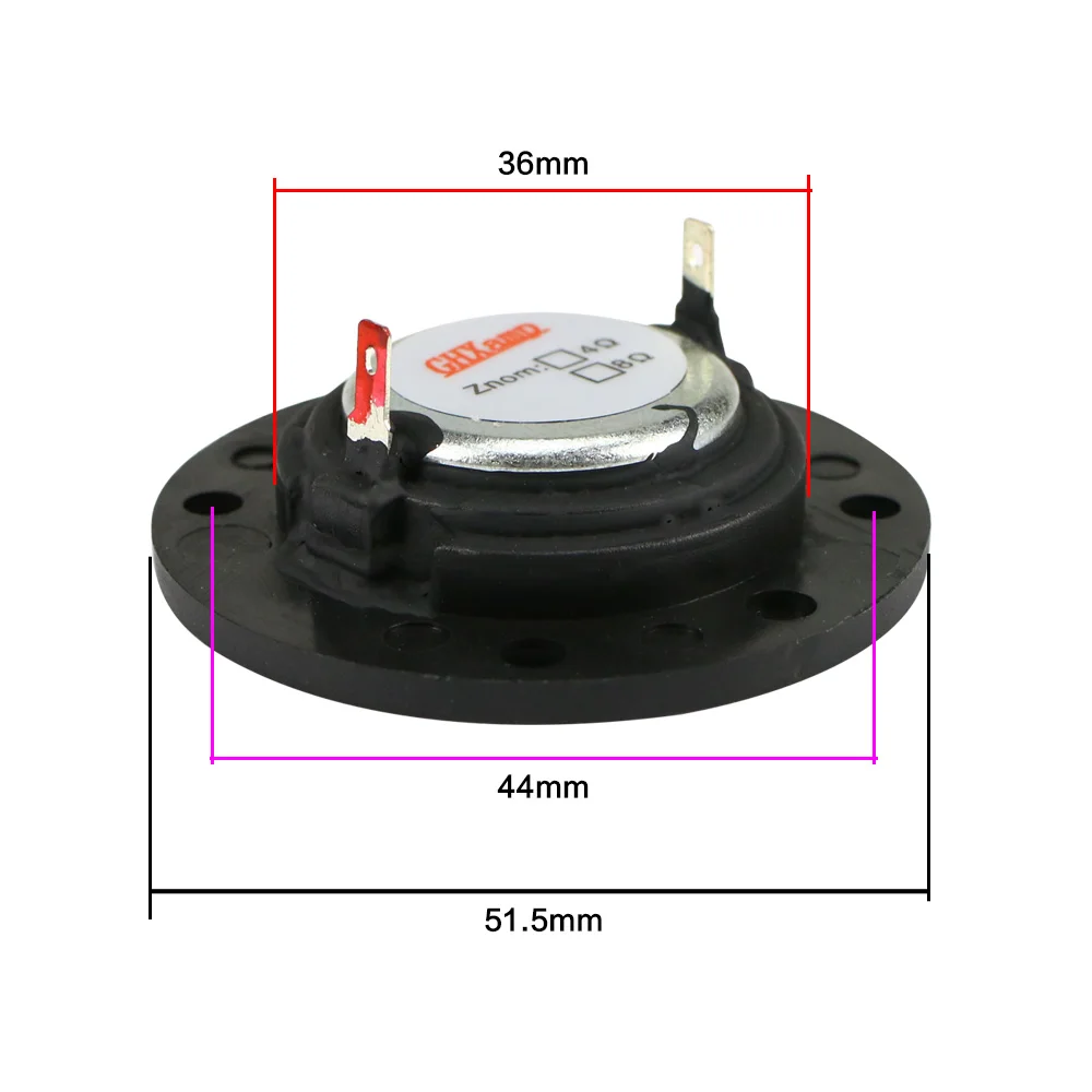 Filme de Titânio Alto-falante para Desktop de Cinema em Casa Ghxamp Polegada Tweeter Alto-falante 4ohm 12 w Dome Neodímiumtreble Faça Você Mesmo Pçs 2 - Image 6