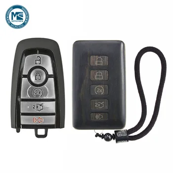 

Remote Control Refit Wooden Car Key Fob Shell Replacement for 2017 Fusion MONDEO (Circuit Board & Battery Excluded)