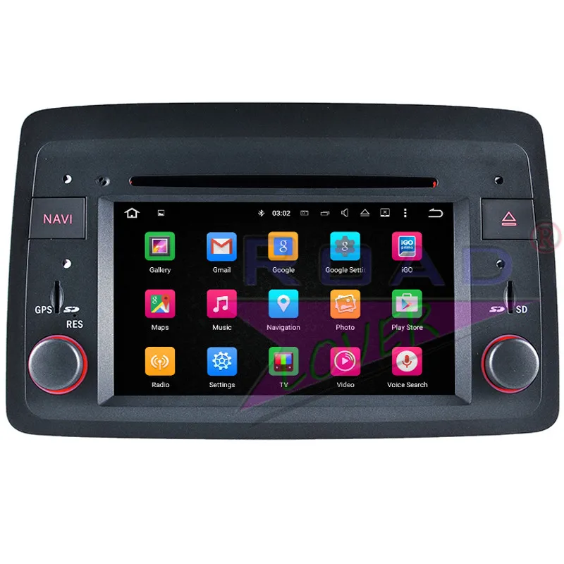 Авторадио Android 9 0 автомобильный DVD плеер аудио для Fiat Panda 2004 Стерео GPS навигация