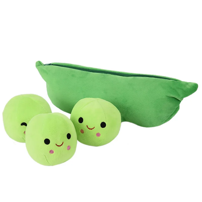 Hot Kids Baby Plush Toy For Children Cute Pea Stuffed Plant Doll ...
