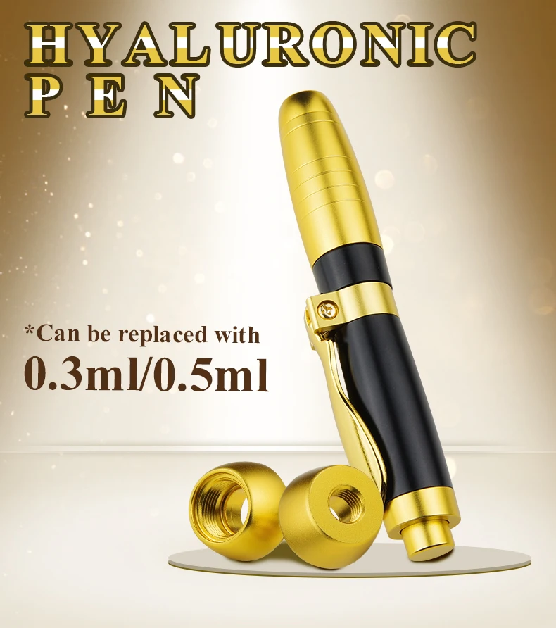 

2019 newest 2 in 1 two head 0.3ml &0.5ml hyaluron Pen Hyaluronic Acid lip filler hyaluronic pen Needle Anti Wrinkle Lifting Lip