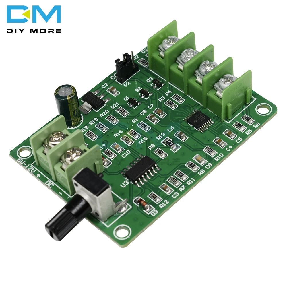 5V 12V Brushless DC Motor Driver Controller Board with Reverse Voltage