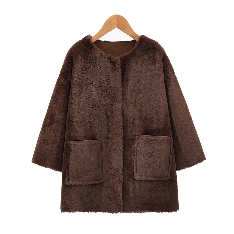 

Girl Winter Coat Children Thickened Fashion Velvet Warm Jackets for Girls Female Kids Long Sleeve Casual Down Jacket with Pocket