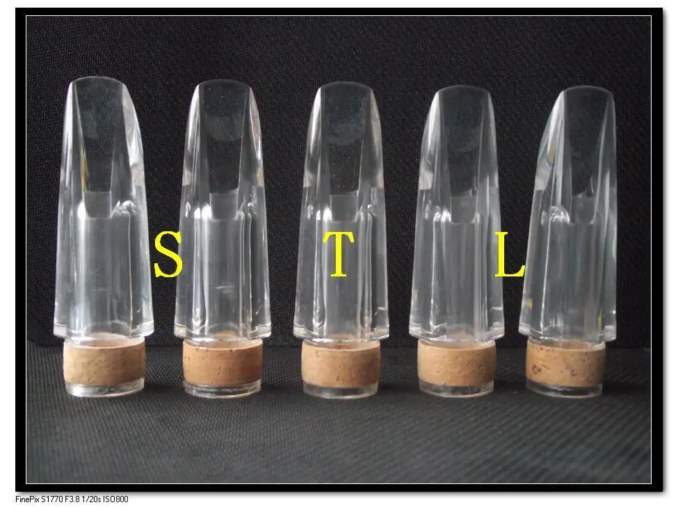 

5 pcs transparent Clarinet mouthpiece Good tone Great material