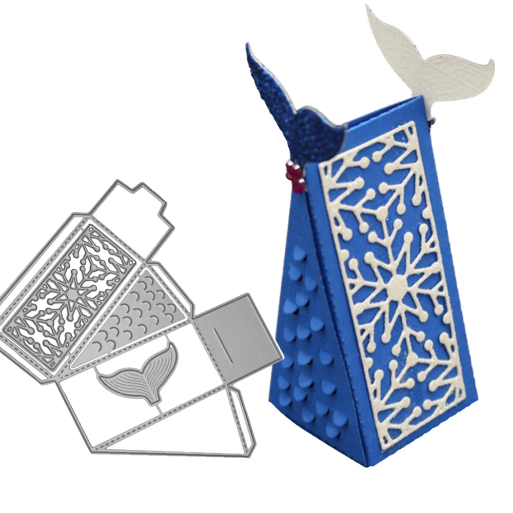 

Gift Box Die Cut Happy Birthday Card Making Metal Cutting Dies New 2018 Stencils Embossing Scrapbooking Die Cutting Christmas
