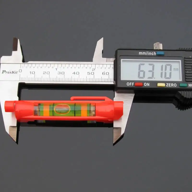 1 шт. пузырьковый уровень с пластиковой оболочкой красного цвета измерительный прибор уровня движущийся на линии