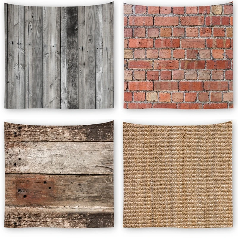 Creative Brick Wooden Wall Tapestry Beach Throw Mat Yoga Rug Wall Hanging Livingroom Bedding Boho Home Decor Wandkleed Wholesale Tapestry Aliexpress