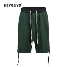 HEYGUYS Шорты мужские хлопок Мода high street мужчин пот Повседневная холодный синий Уличная одежда в стиле хип-хоп дизайн jogger Шорты