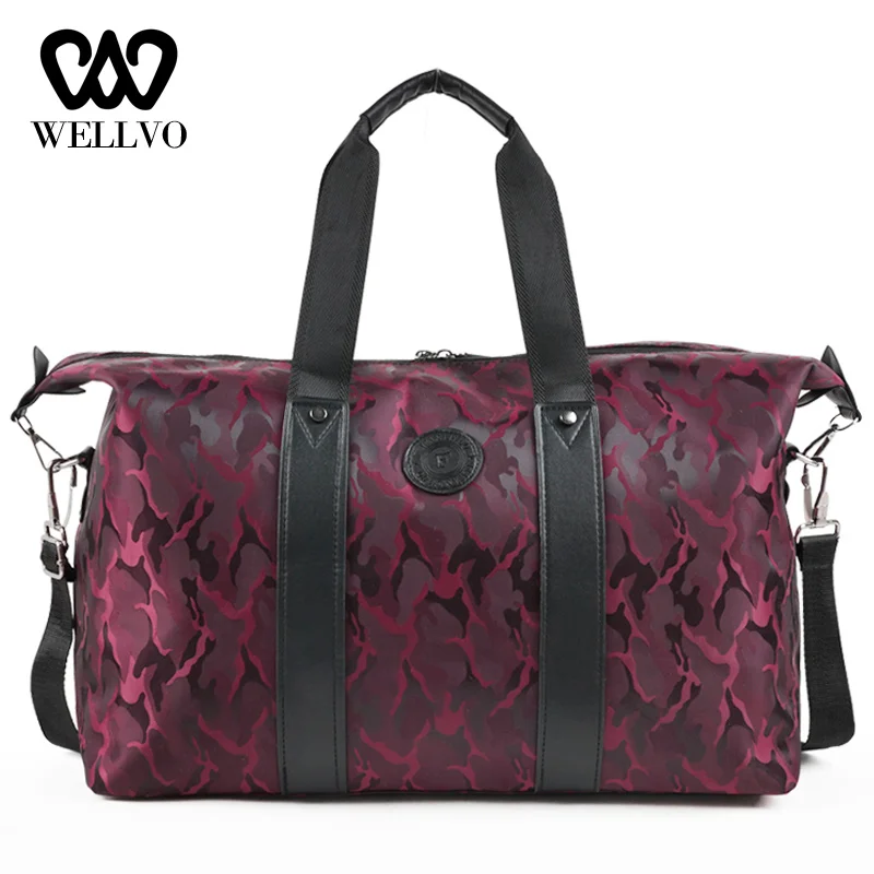 

New Nylon Carry on Travel Bag Men Hand Luggage Travel Duffle Bags Large Weekend Bags Women Multifunctional Traveling Bag XA718WB
