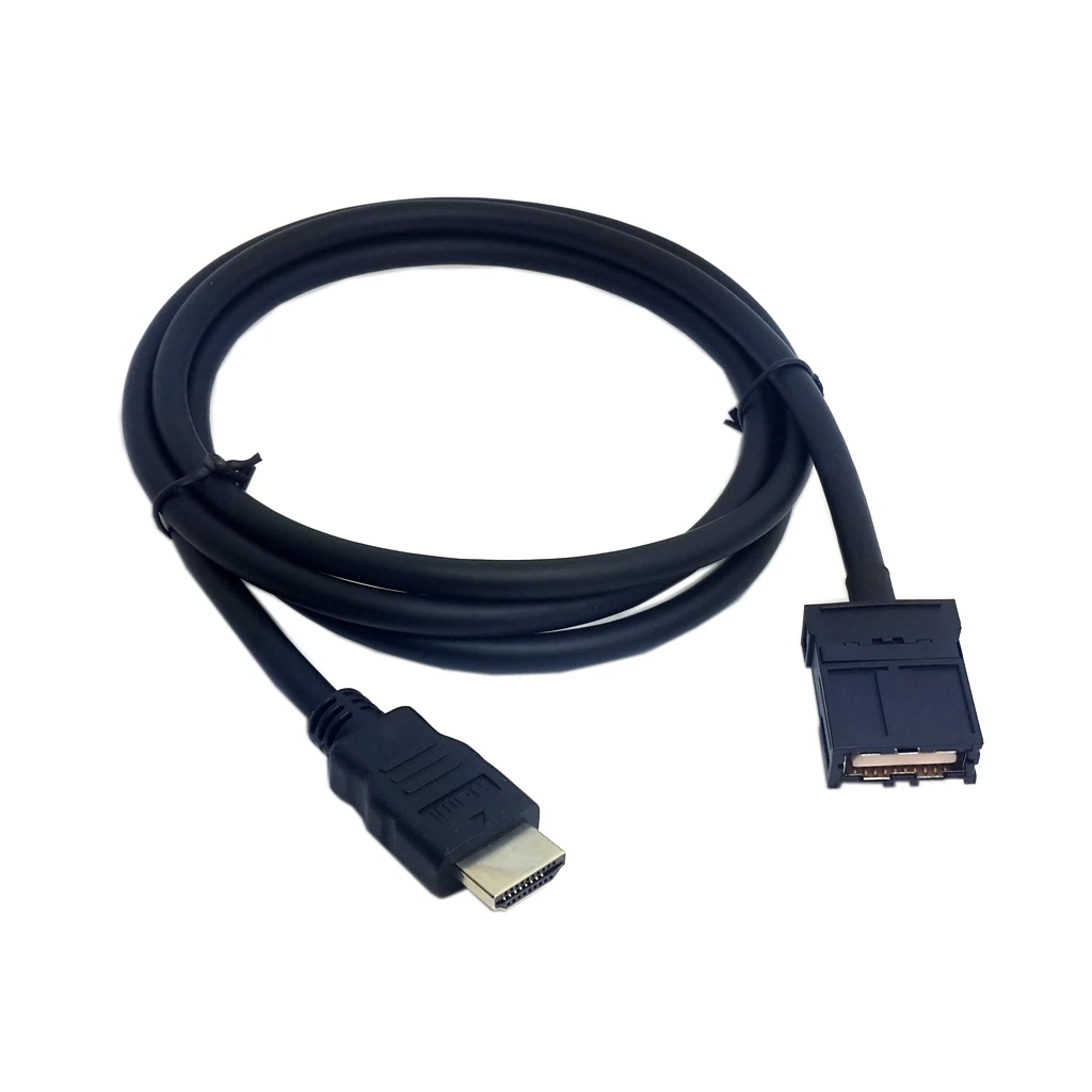 HDMI 1.4v Type E Male to Type A Male Video Audio Cable 1.5M Automotive Connection System Grade Connector for Hyundai H1 Car