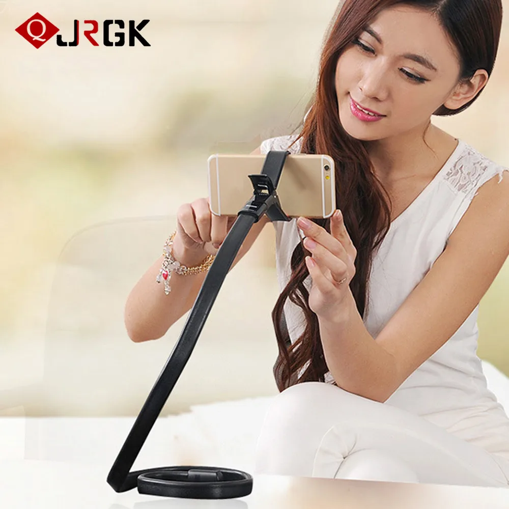 JRGK Lazy Bracket Snake Bed Neck Mobile Phone Holder Universal Flexible