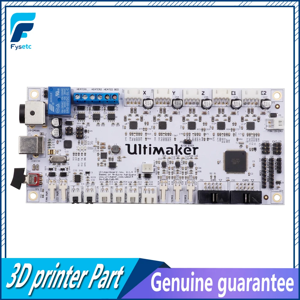 

2pcs 3D Printer Parts 2016 Latest Ultimaker V2.1.4 Control Board Ultimaker 2 Finished Main Motherboard