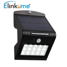 

EINKUME LED Motion Sensor Solar Light Outdoor Wall Lamp Sunlight Waterproof Energy Saving Lamparas Garden Security Lighting
