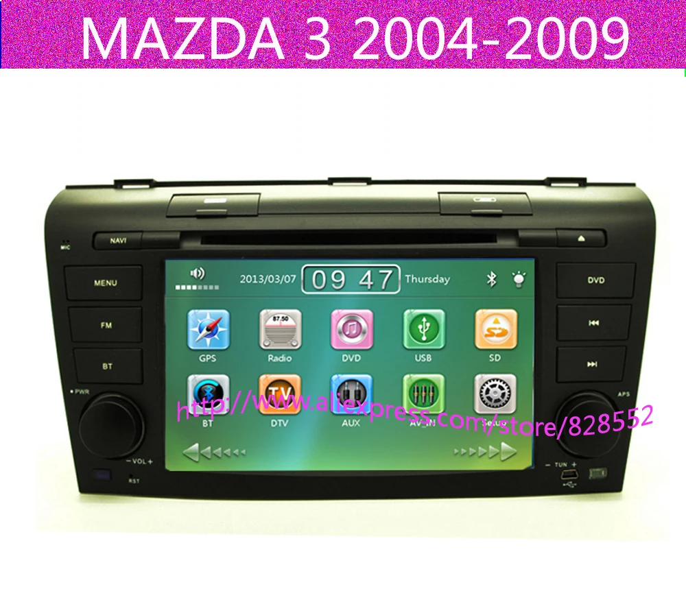 Cheap Free Shipping Two Din 7 Inch Car DVD Player For MAZDA 3 2004-2009 With Gps Navigation Radio BT IPOD TV Free Maps 0 Cheap Free Shipping Two Din 7 Inch Car DVD Player For MAZDA 3 2004-2009 With Gps Navigation Radio BT IPOD TV Free Maps 0