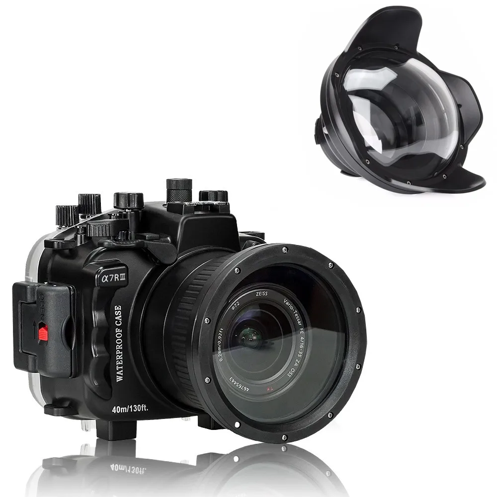 Чехол для подводной камеры Seafrogs 40m/130ft Sony A7 III A7R A7M3 водонепроницаемый чехол с