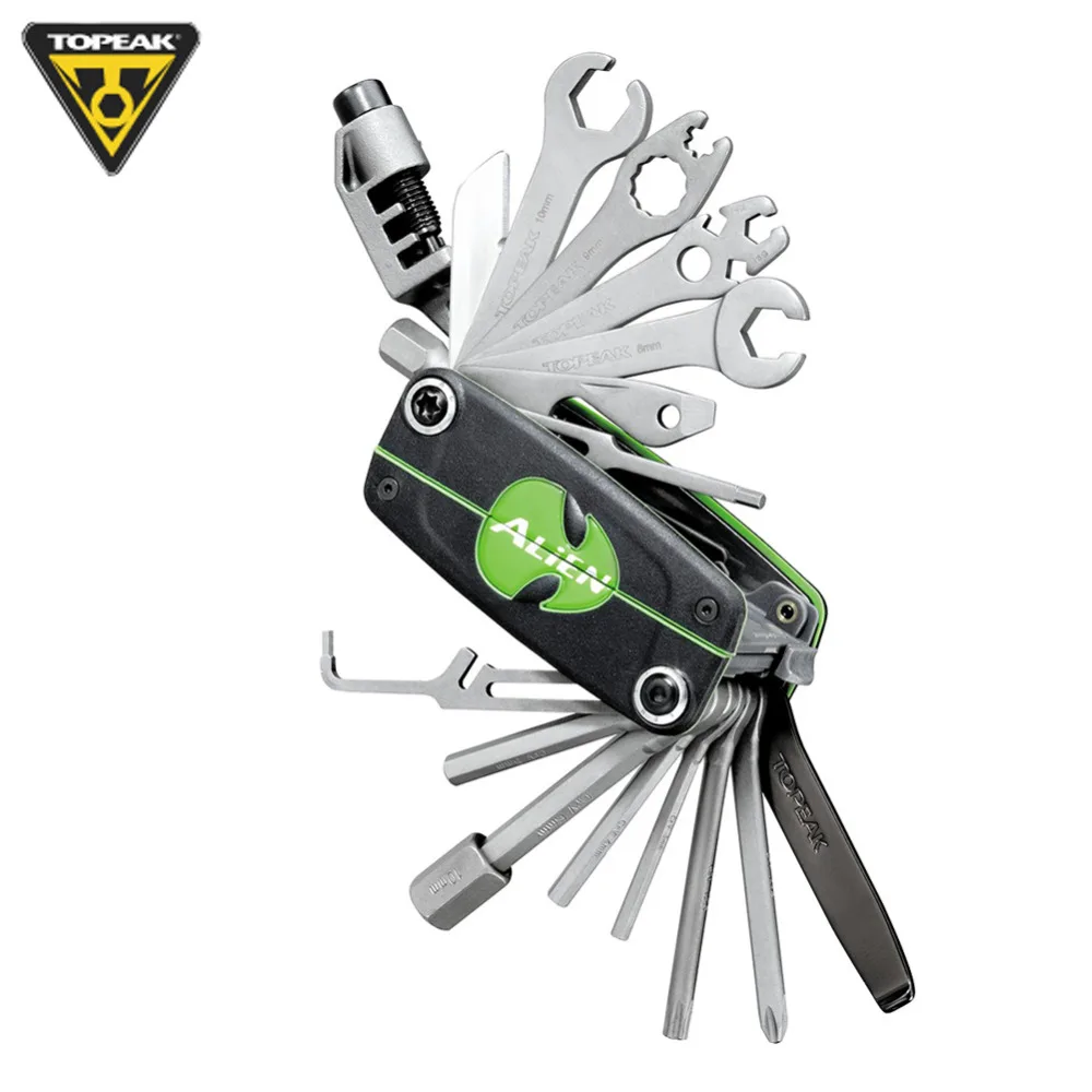 

TOPEAK ALiEN III 31 Functions Chrome Vanadium Steel Secondary Chain link Fence Two Piece Design Multifunction Tools TT2354