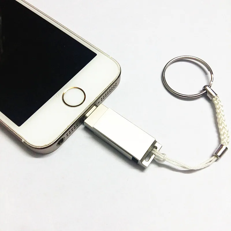 

For iPhone OTG USB Flash Drives 32GB 16GB 64GB Capacity Expansion For iPhone5/5s/5c/6/6s/6plus ipadAir/Air2,Mini/2/3 IPOD Mac PC