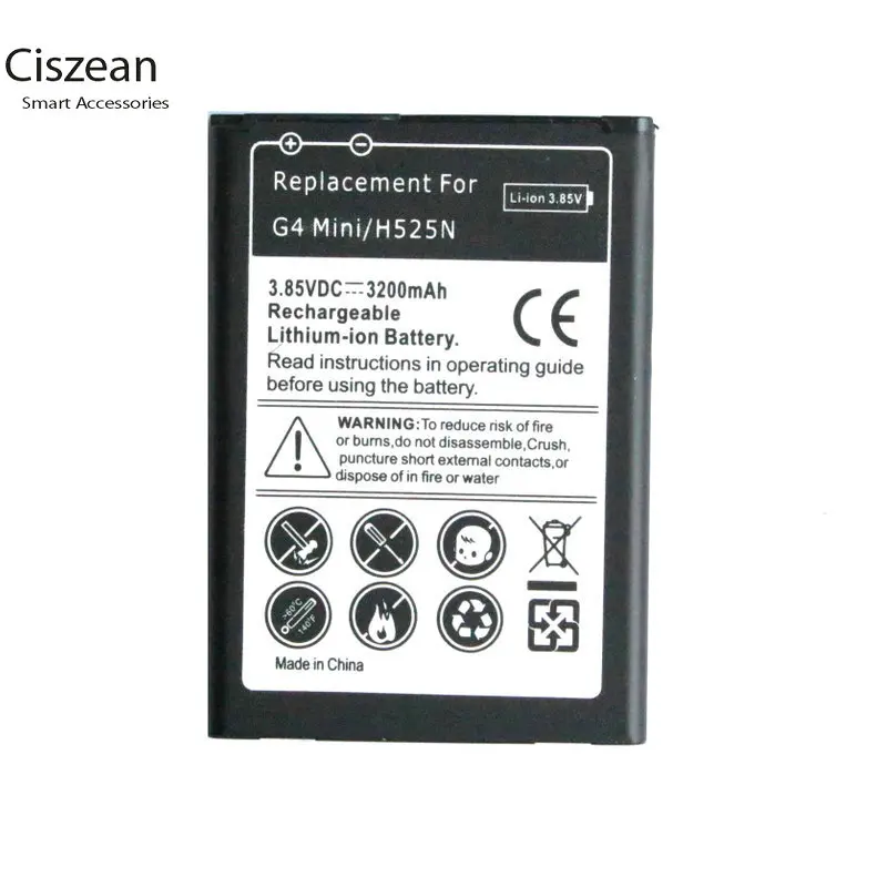 Сменный аккумулятор 3200 мАч для LG H525N G4 mini G4mini Beat G4Beat G4C G4S H735T + код отслеживания|battery