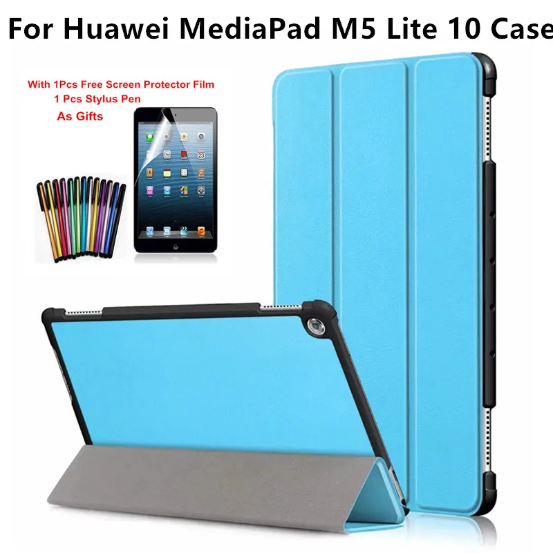 Ультратонкий чехол для Huawei MediaPad M5 lite 10 BAH2 W19/L09/W09 1 &quot Чехол подставка планшета huawei