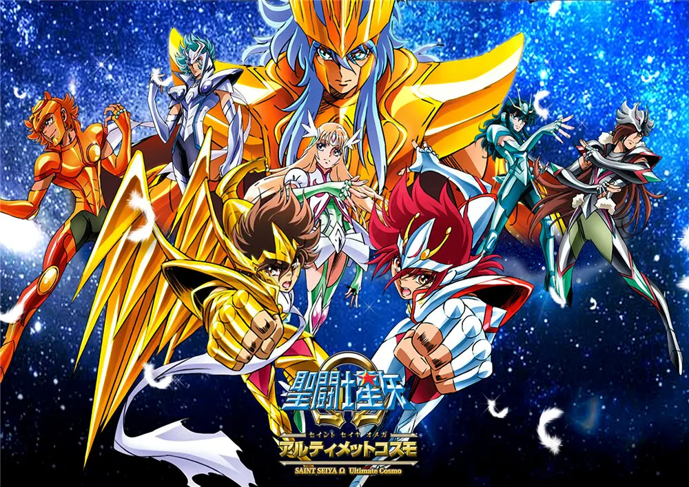Постеры Saint Seiya с мультяшными рисунками настенные стикеры высокого разрешения
