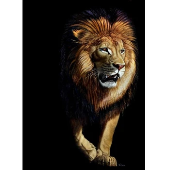 

Diy Diamond Painting Cross Stitch Diamond Mosaic Embroidery Lion Crafts Diamond Embroidery Home Decoration Christmas Gifts