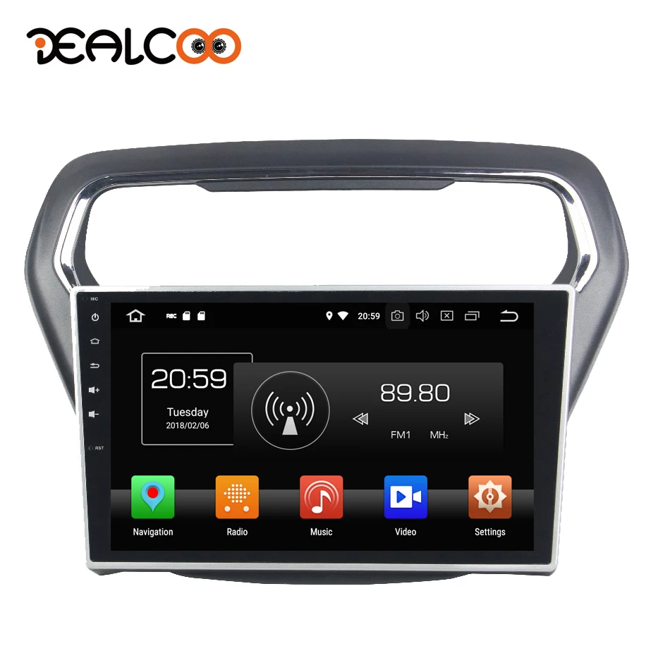 

Dealcoo 2 Din Car Radio GPS Android Car Stereo 2Din Car Multimedia Android Car Radio Central Multimidia Android for Ford ESCORT