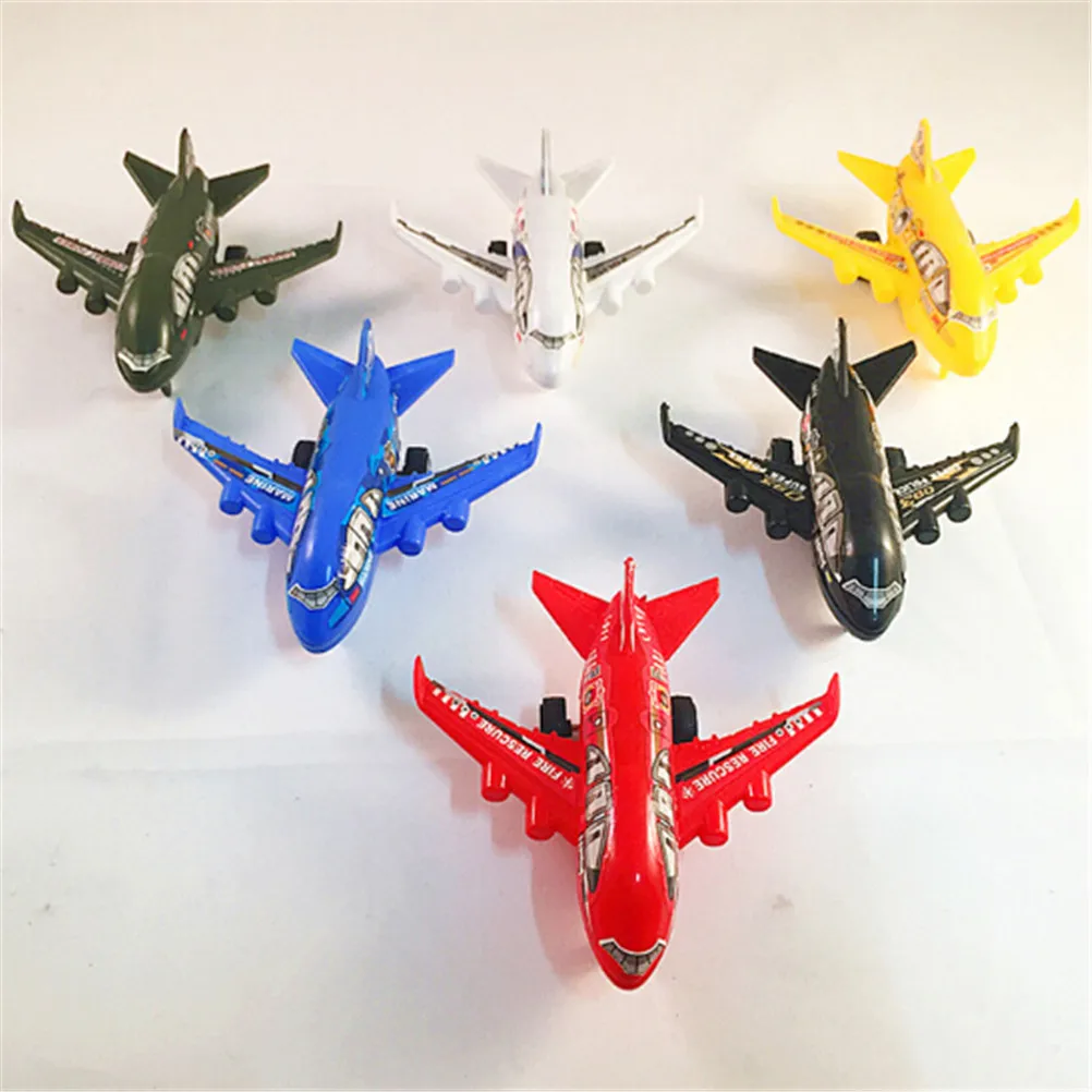 Mini Plastic Airplane Pull Back To Power Children's Educational Toysin