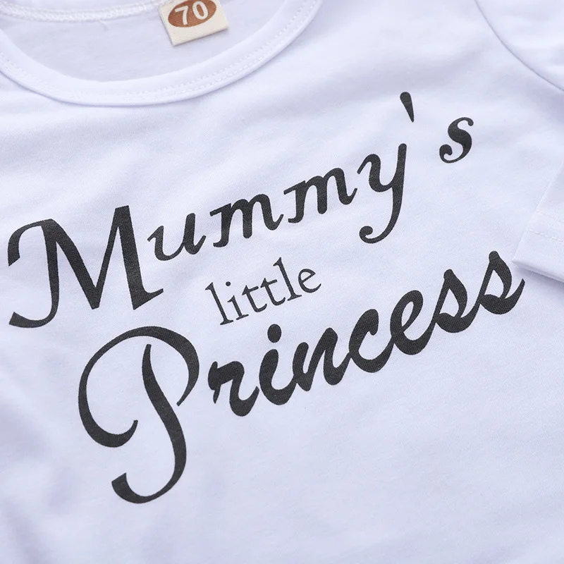 Милое боди с длинными рукавами и надписью «Mummy's Little Princess», шорты с цветочным принтом и шапкой, комплект из 3 предметов, Одежда для новорожденных девочек