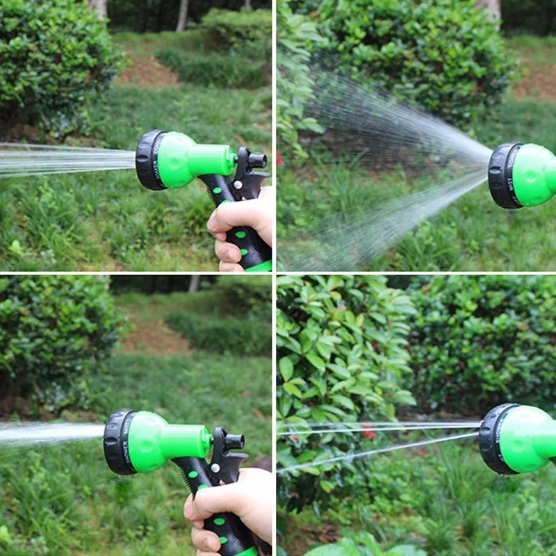 25M/15M/10M Spring Tube Irrigation Kit Plants Garden Watering System Garden Hose Kits Connector retractable no knot 8 function 25M/15M/10M Spring Tube Irrigation Kit Plants Garden Watering System Garden Hose Kits Connector retractable no knot 8 function