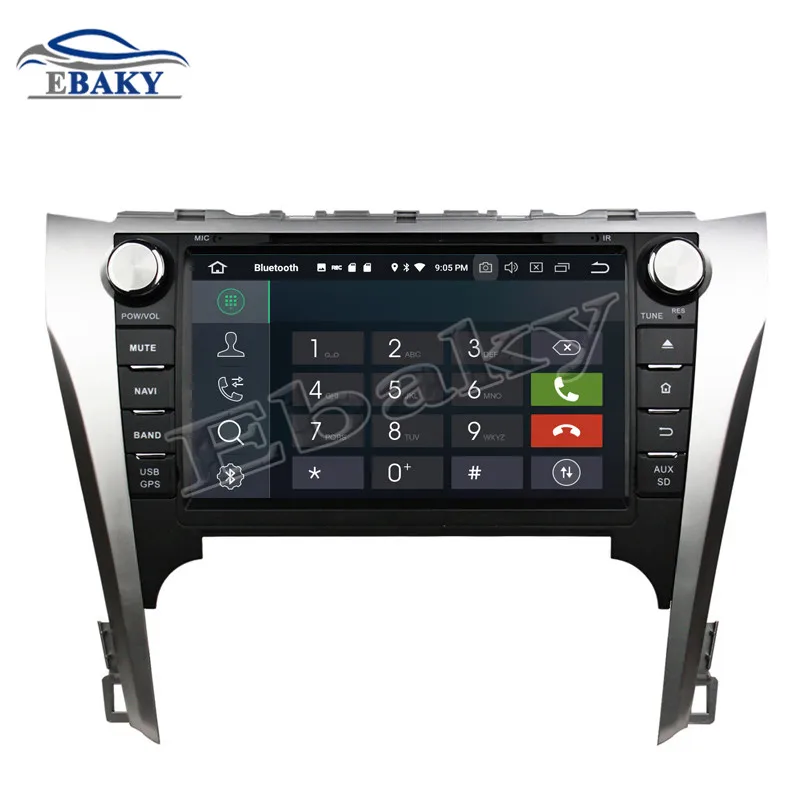 Best NaviTopia 8inch 4GB RAM 64GB ROM Octa Core Android 9.0 Car DVD Player For Toyota CAMRY 2012/GPS Navigation 17