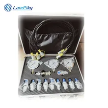 Auto parts Hydraulic Pressure Test Kit Testing Hose Coupling Gauge Tools Accessory charging tool pressure test gauges