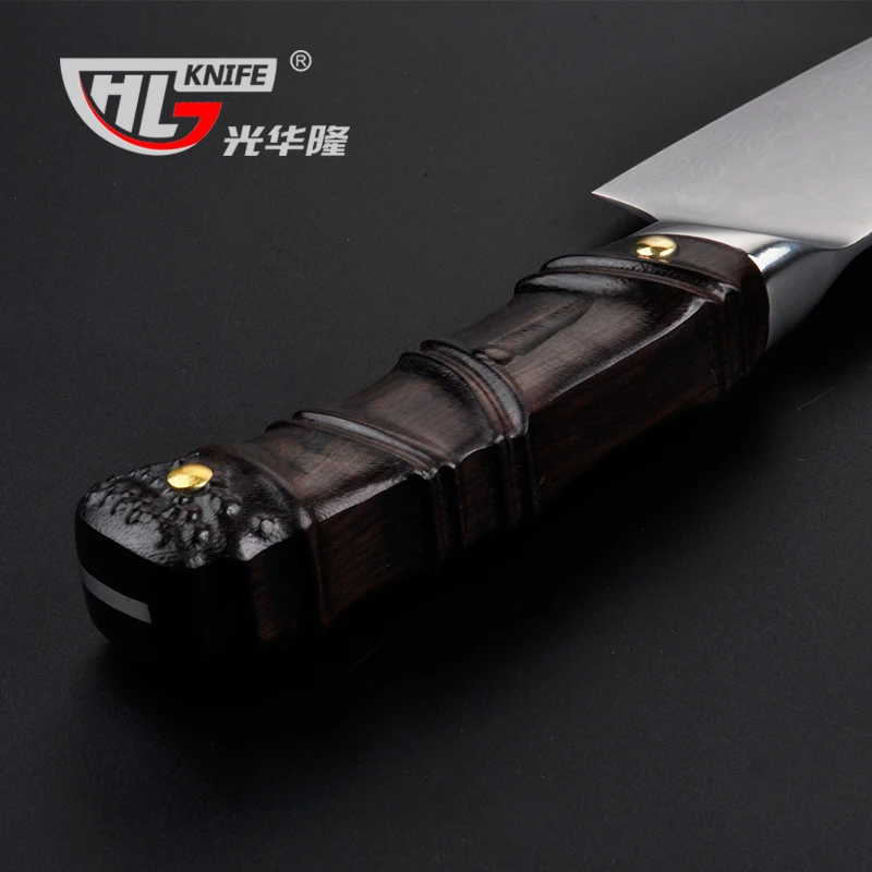 8 inch Japanese chef knife Damascus Kitchen knives Japanese VG10 core fishing knife Padauk wood handleknife for cutting meat 8 inch Japanese chef knife Damascus Kitchen knives Japanese VG10 core fishing knife Padauk wood handleknife for cutting meat