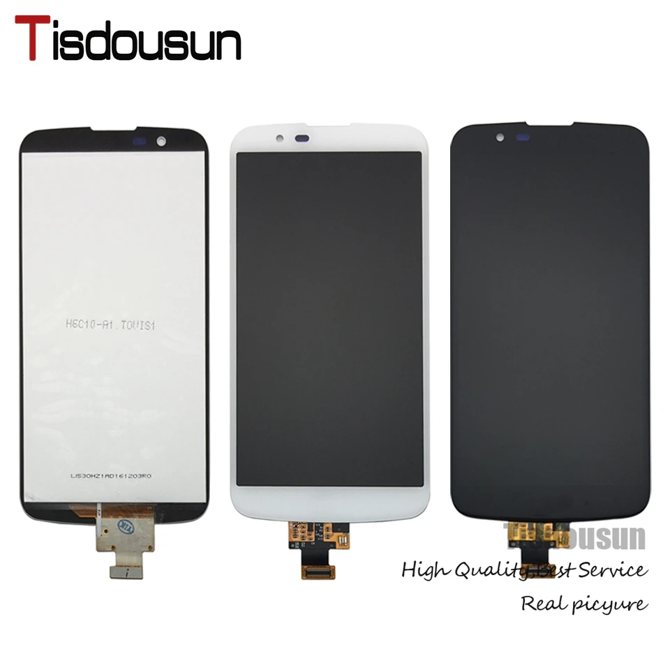 Для LG K10 ТВ K430 K410 ЖК дисплей Дисплей с Сенсорный экран планшета Ассамблеи Рамки