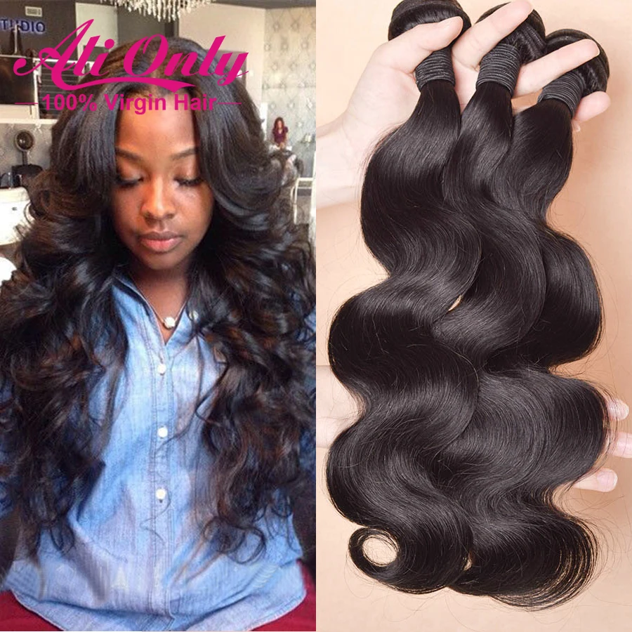 Brazilian Body Wave 3 Bundles Brazilian Virgin Hair Body Wave Wet and Wavy Virgin Brazilian Hair Weave Bundles Remy Human Hair