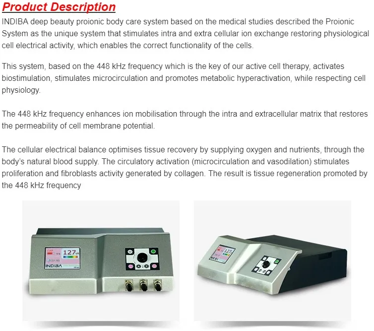 Индиба-sliming глубокая красота Proionic система ухода за телом машина