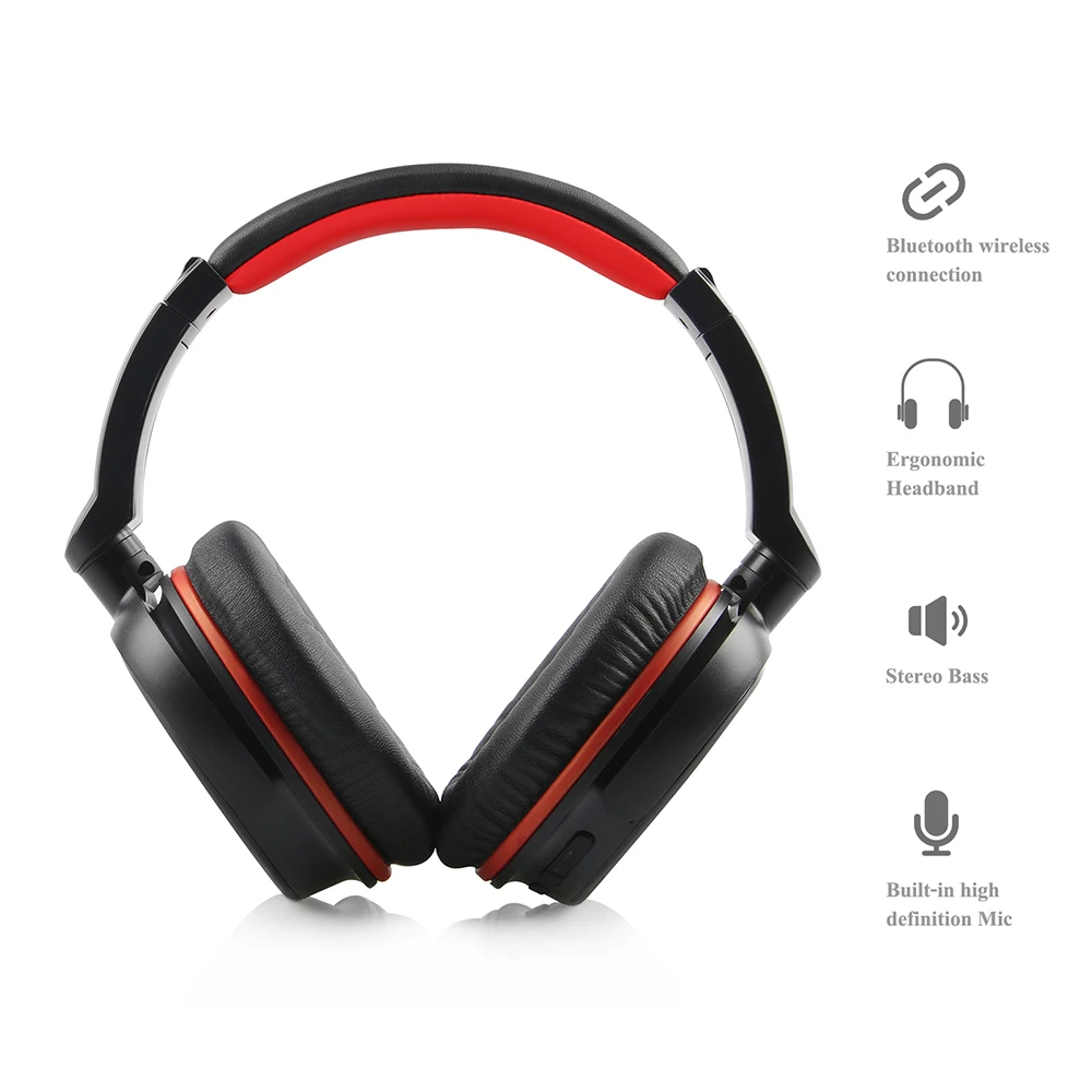 Супер бас NiUB5 проводной + Беспроводной Bluetooth гарнитура микрофон 3 5 аудио кабель